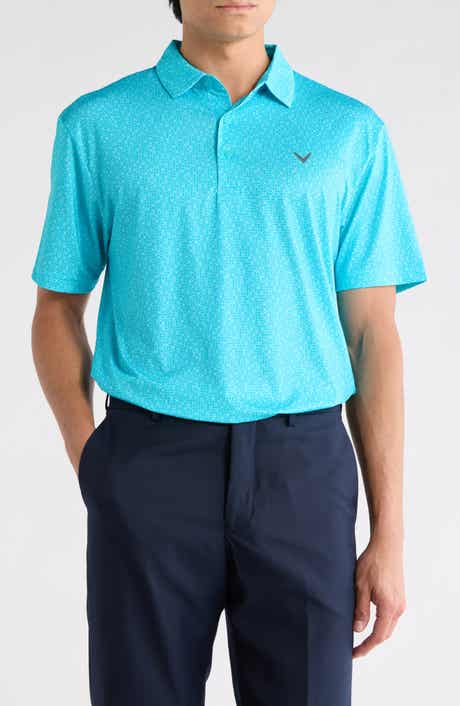 Callaway Mini Geometric Print Knit Golf Polo