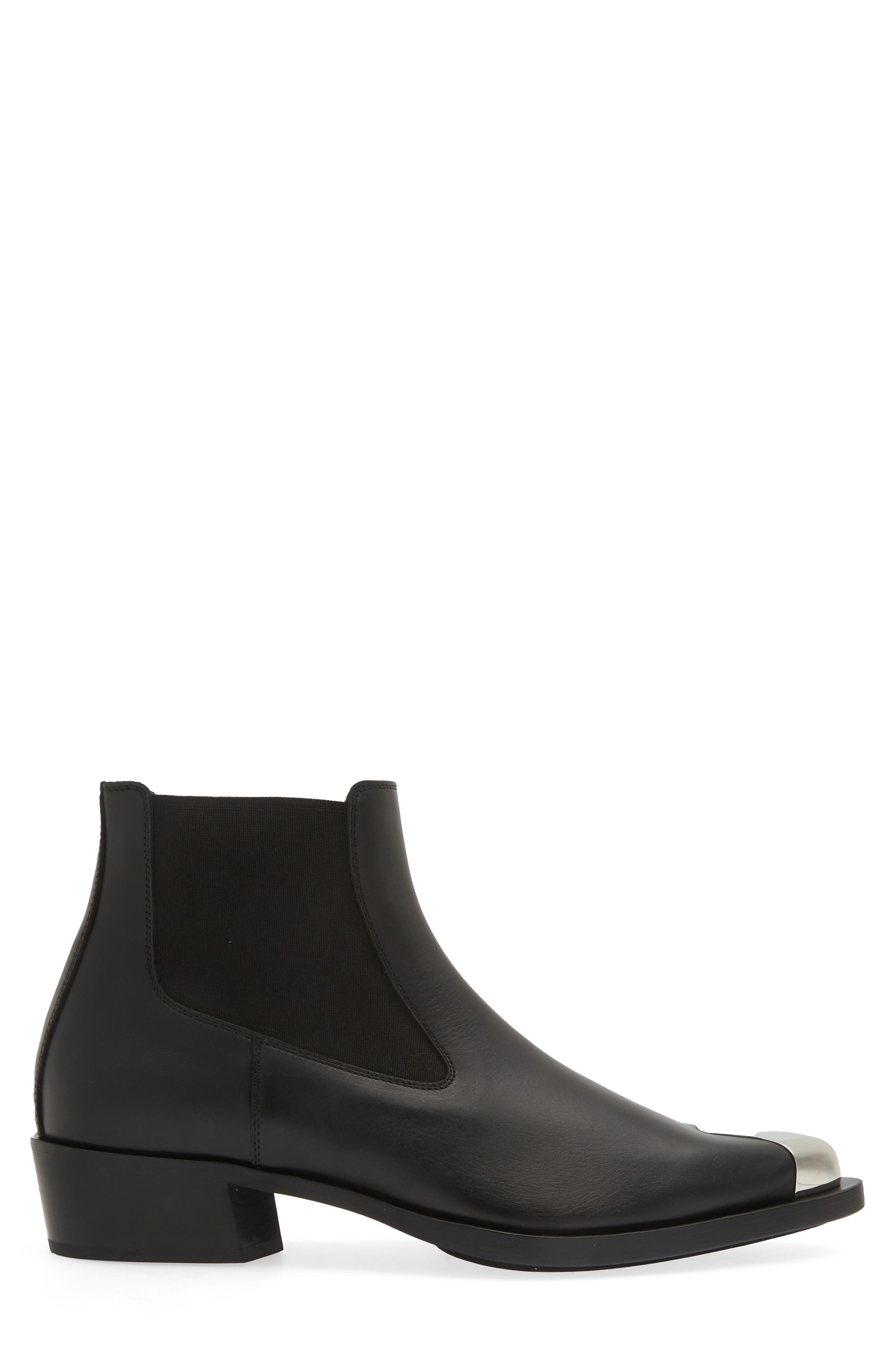 McQueen Punk Chelsea Boot, Alternate, color, 