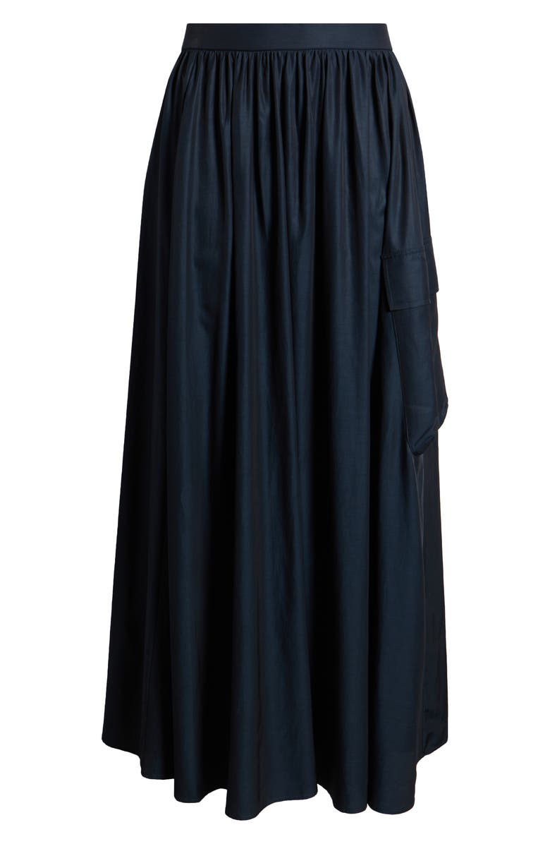 COS Cupro Blend Utility Skirt, Alternate, color, 