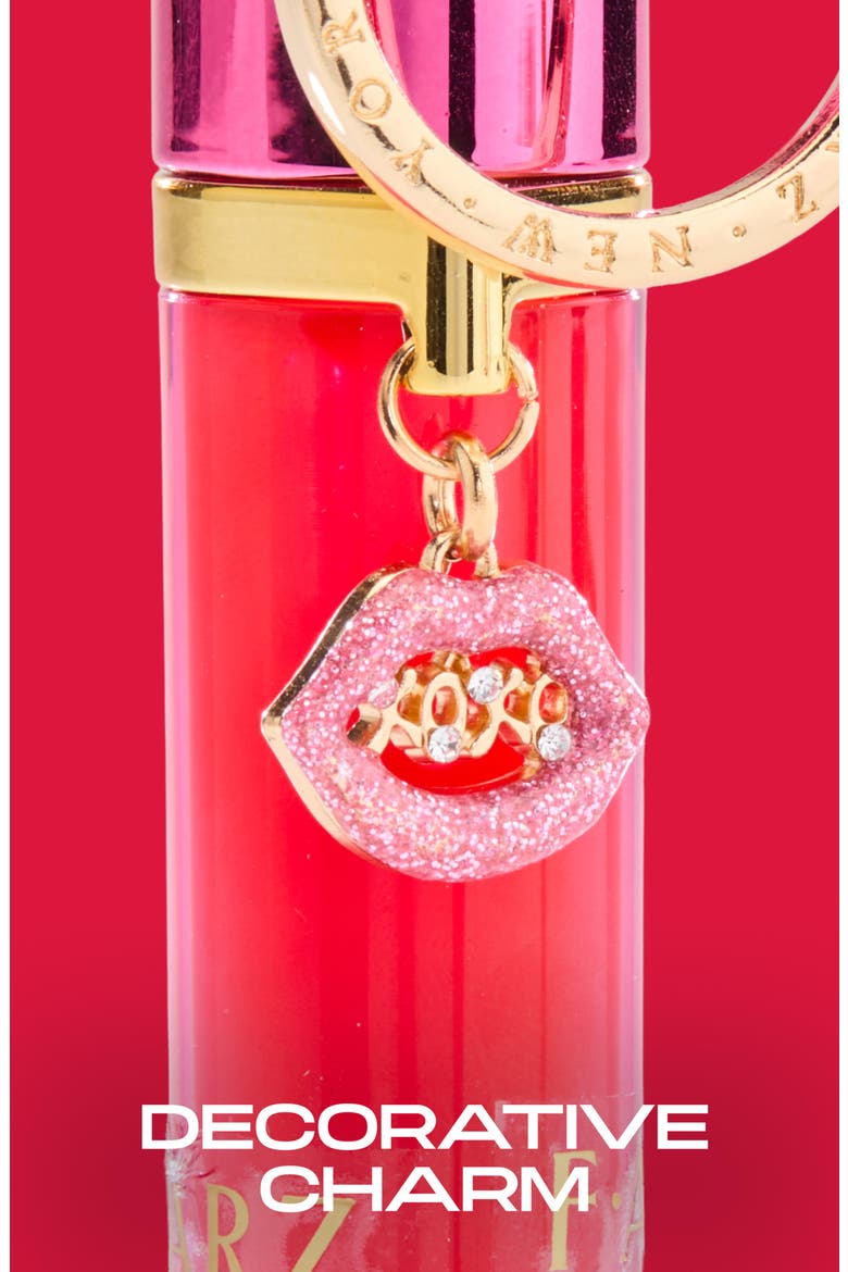 Kids' Cherry Pop Lip Gloss & Lip Charm, Alternate, color, DARK PINK