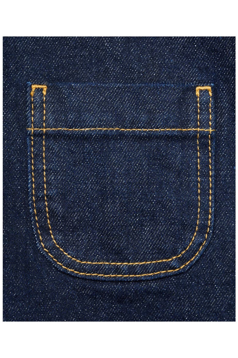 High Waist Denim Shorts, Alternate, color, OPEN BLUE