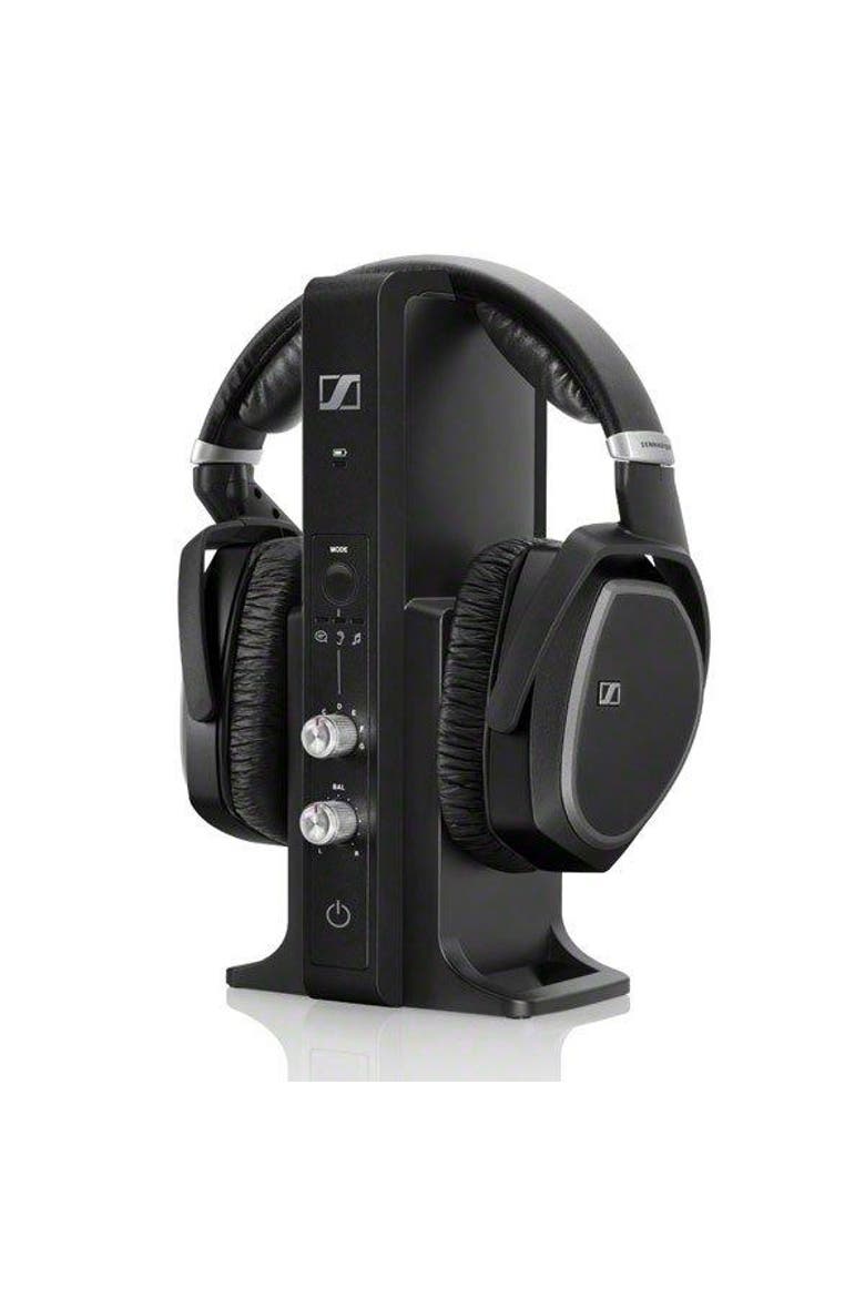 RS 195 RF Wireless Headphone Systems for TV Listening, Main, color, Black