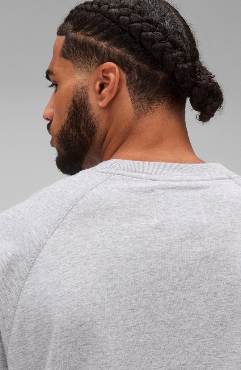 Reigning Champ Midweight Jersey Standard Long Sleeve T-Shirt, Alternate, color, Heather Grey