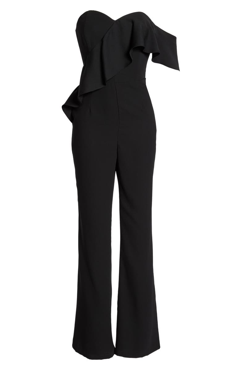 Adelyn Rae Amelia Strapless Jumpsuit, Alternate, color,