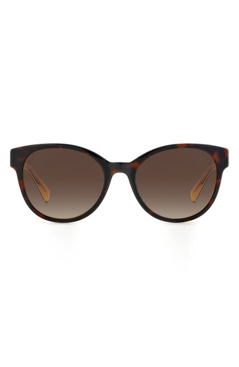 nathalie 55mm gradient round sunglasses