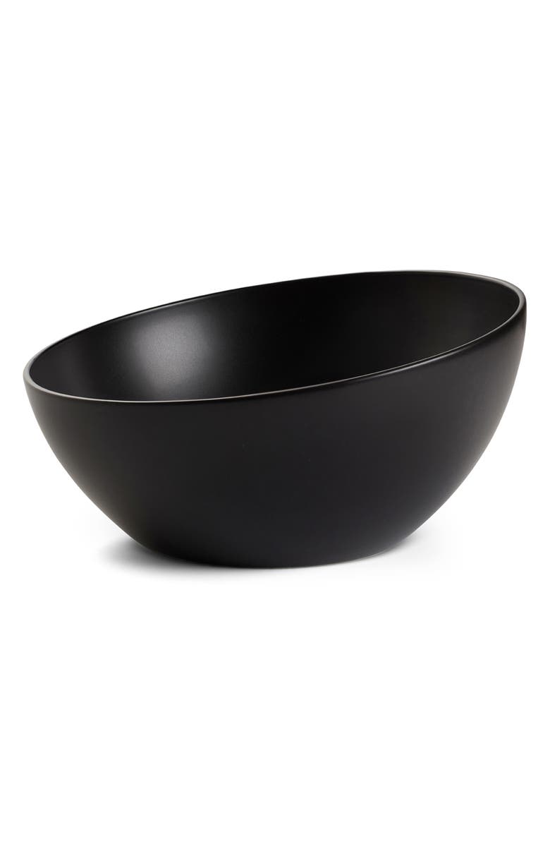 Nambé Orbit Serving Bowl, Main, color, Black