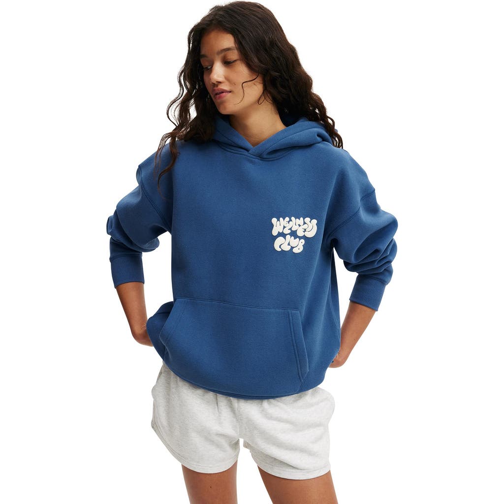 COTTON ON BODY ACTIVE PLUSH PREMIUM GRAPHIC HOODIE