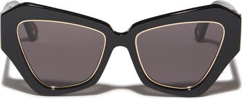 Lele Sadoughi Lara Wide Cat Eye Sunglasses | Nordstrom display picture 1