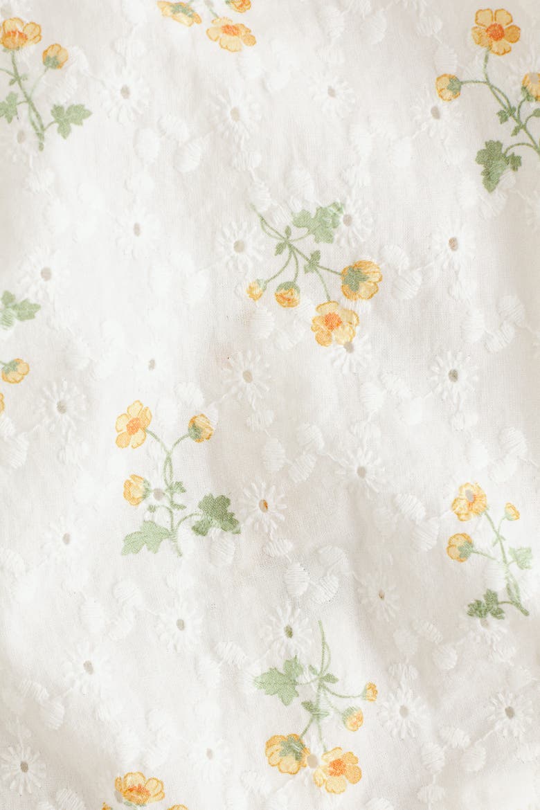 2-piece Broderie Anglaise Set, Alternate, color, White/floral