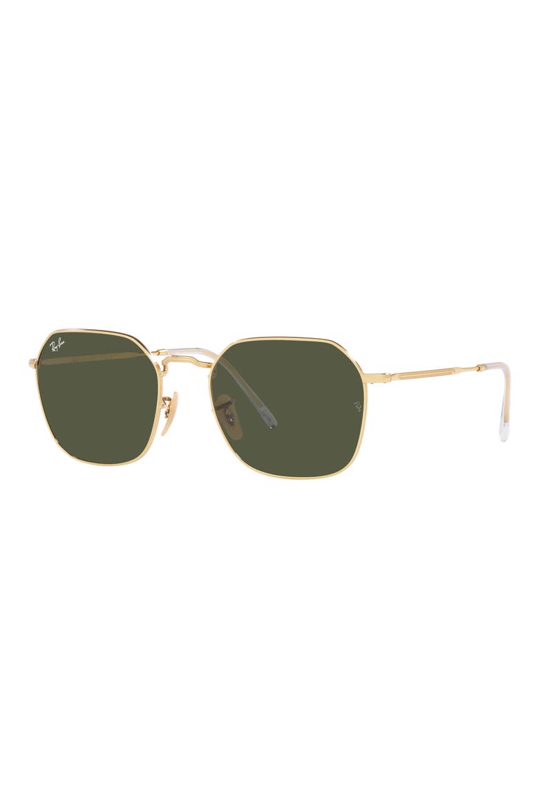 Jim 53mm Irregular Sunglasses, Alternate, color, GOLD FLASH