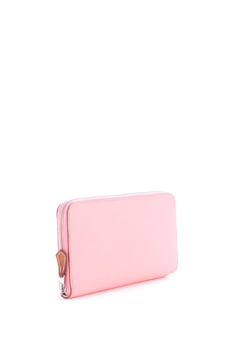 Azap Zip Around Wallet Silk'in Epsom Long, Alternate, color, Rose Confetti