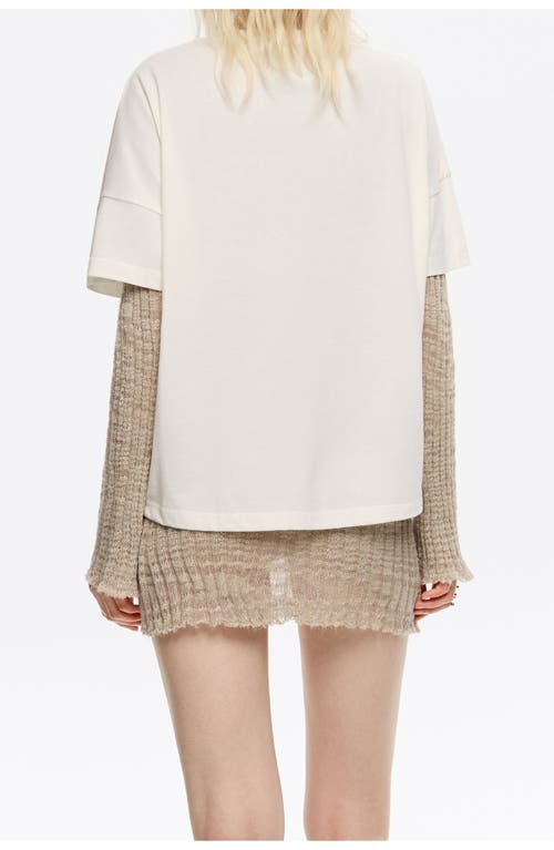 Bimba Y Lola Tie T-shirt In White