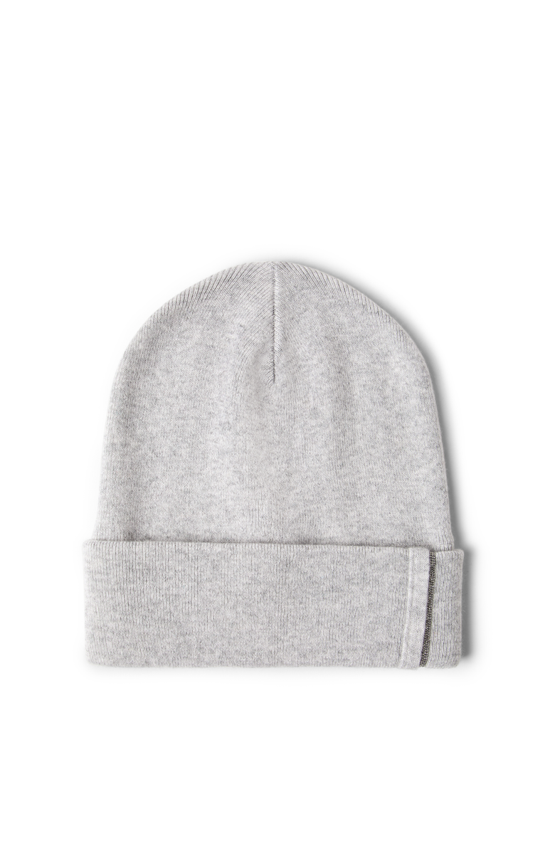 Brunello Cucinelli Knit beanie, Main, color, Light Grey