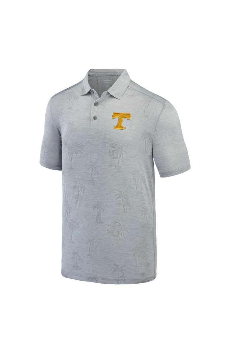 Tommy Bahama Men's Tommy Bahama Gray Tennessee Volunteers Sport Palm Coast Palmera IslandZone Polo, Alternate, color, Gray