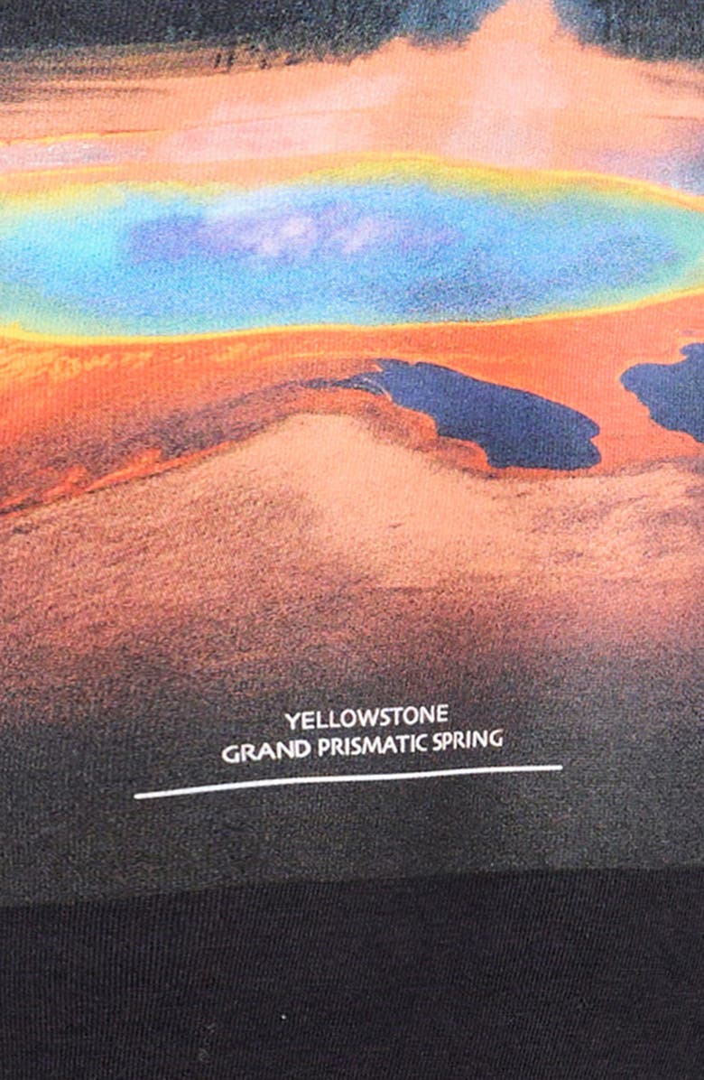 The North Face Kids' Landscapes Cotton Graphic T-Shirt, Alternate, color, Tnf Black