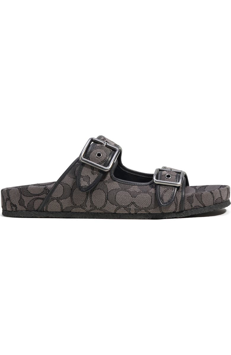 COACH Signature Jacquard Slide Sandal, Alternate, color,