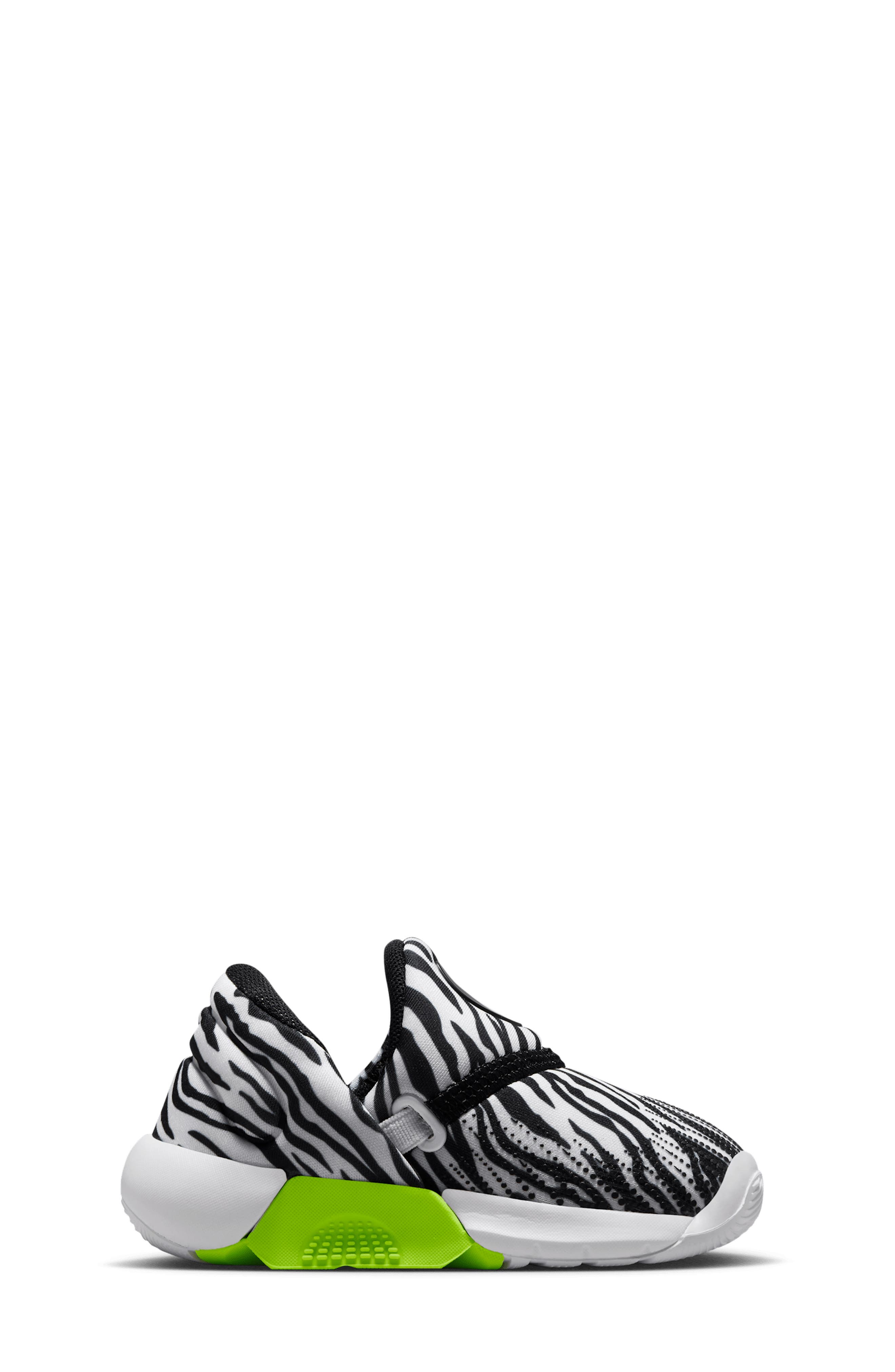 Kids' Swoosh Go Sneaker, Alternate, color, WHITE/ BLACK