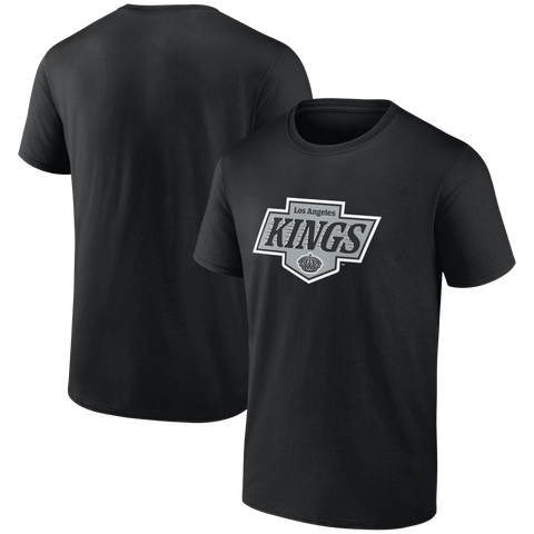 Men's Logo Athletic  Black Los Angeles Kings Essential T-Shirt