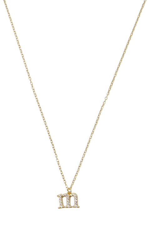 Argento initial necklace hotsell