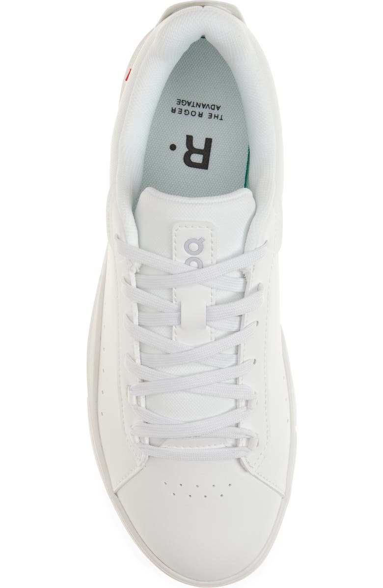 On THE ROGER Advantage Tennis Sneaker, Alternate, color, White/ White