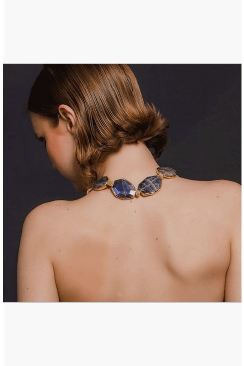 The Gotham Nights Necklace, Alternate, color, Gold