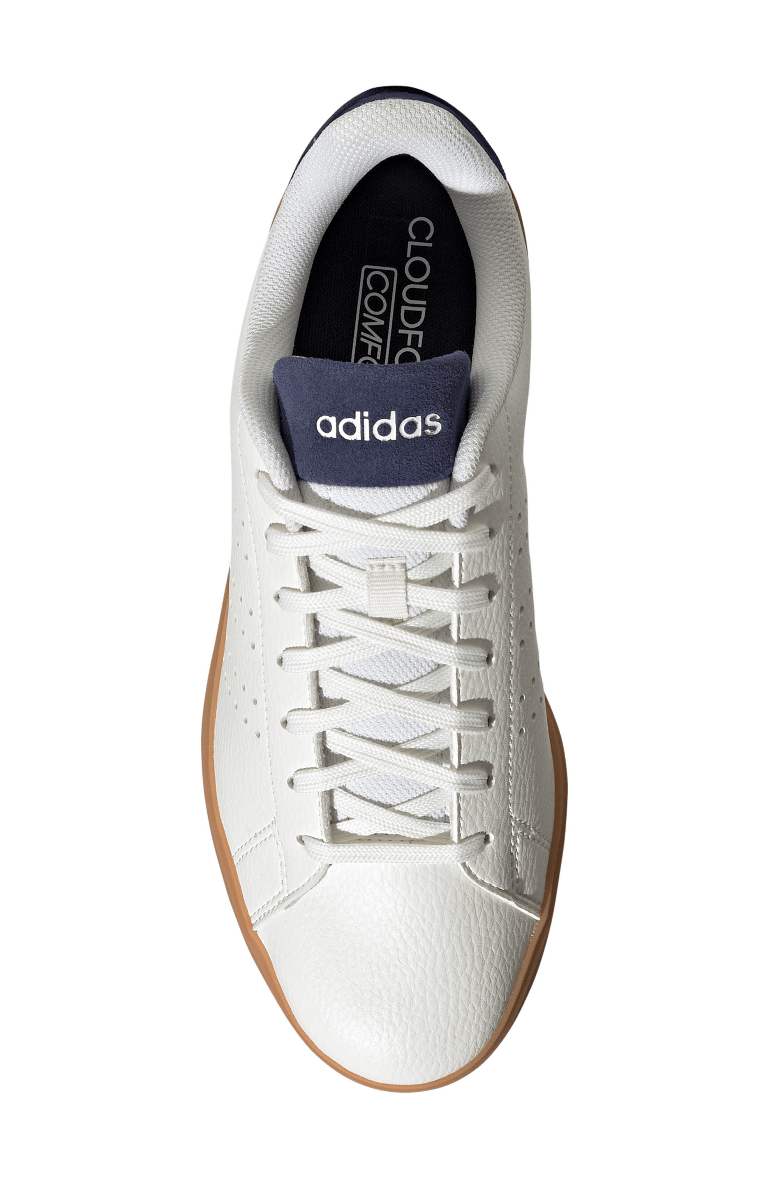 adidas Advantage 2.0 Sneaker, Alternate, color, White/ White/ Dark Blue