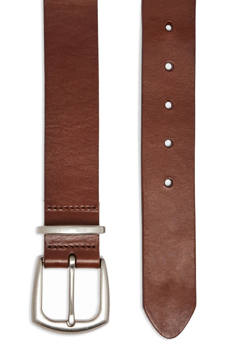 Everyday Leather Belt, Alternate, color, BROWN