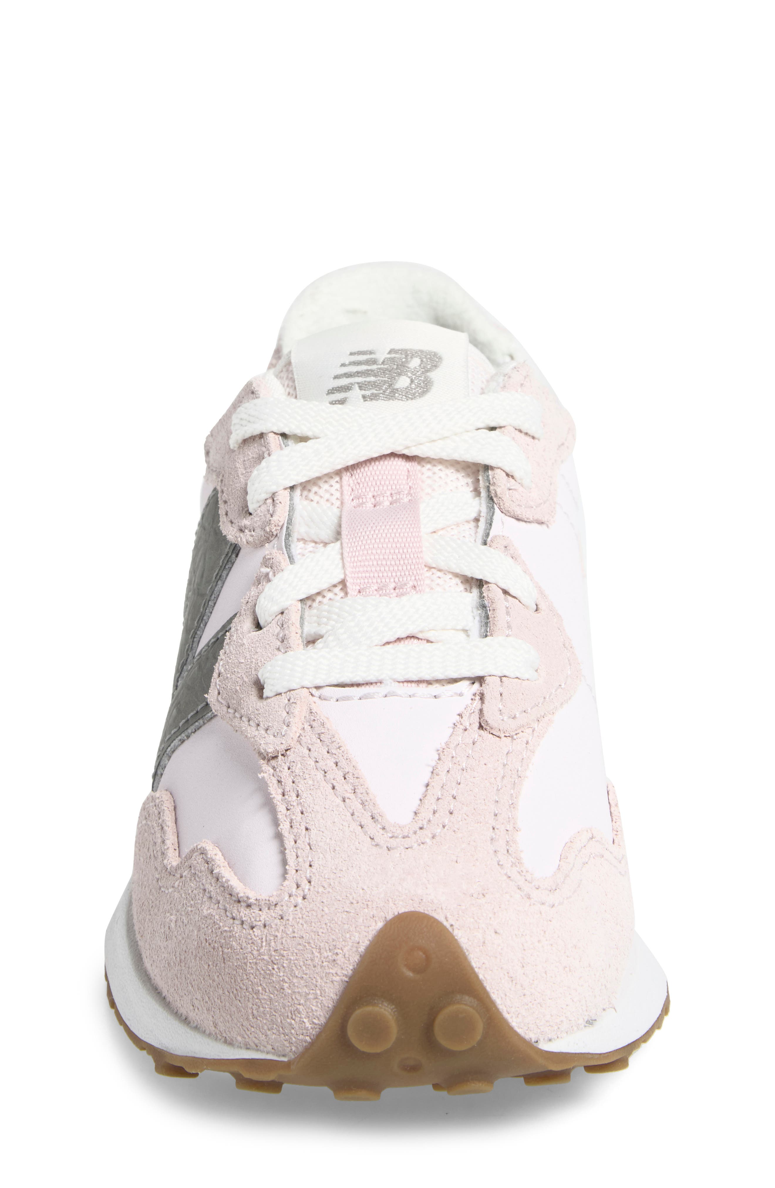 Kids' 327 Sneaker, Alternate, color, PINK SALT/ DK SILVER METALLIC