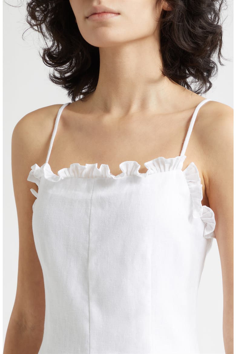 Florence Frill Trim Romper, Alternate, color, IVORY