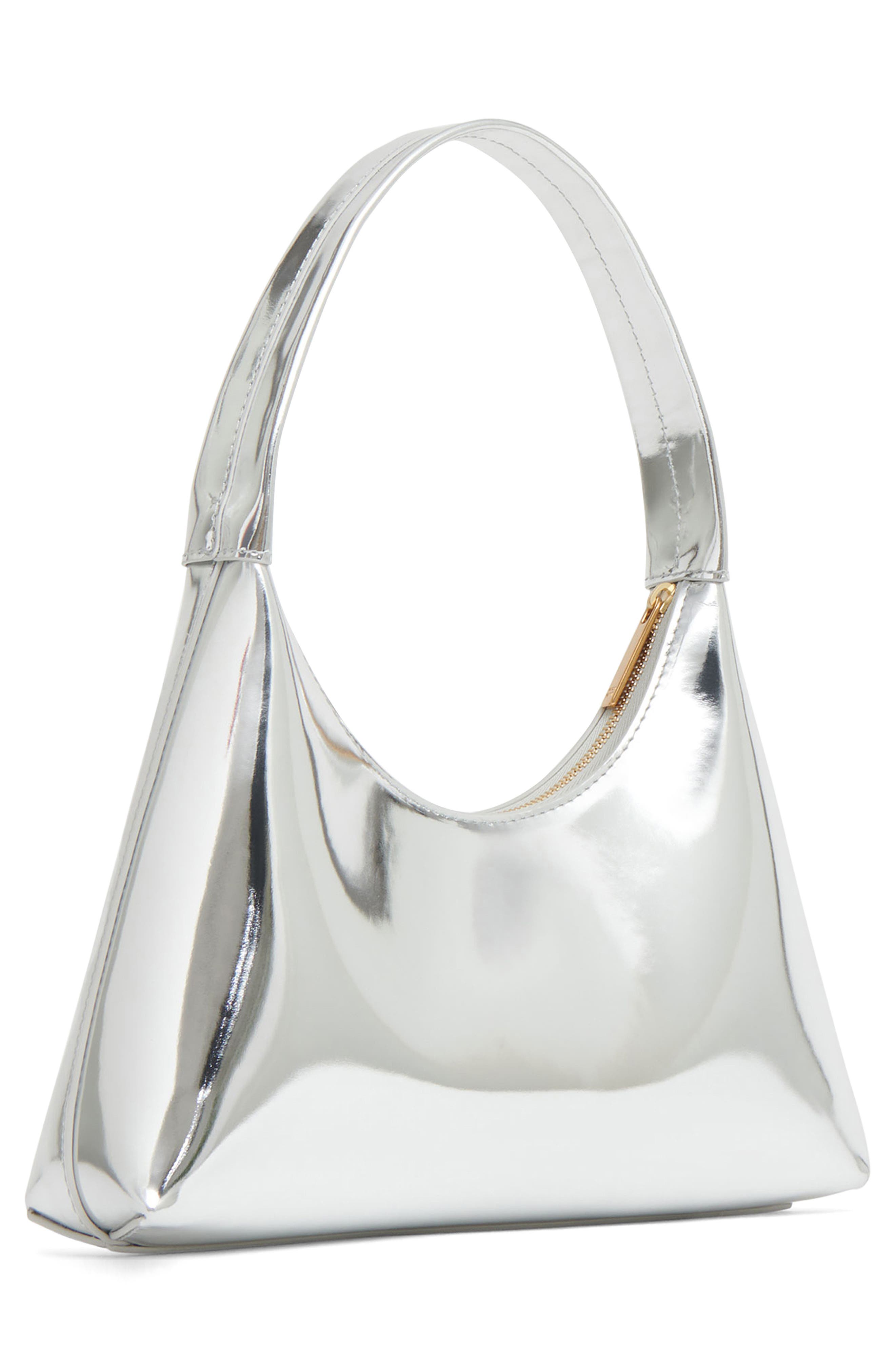 Mansur Gavriel Mini Candy Metallic Leather Bag, Alternate, color, 
