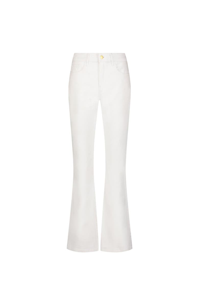 The Noli Shop Aria Flare Jean, Alternate, color, White