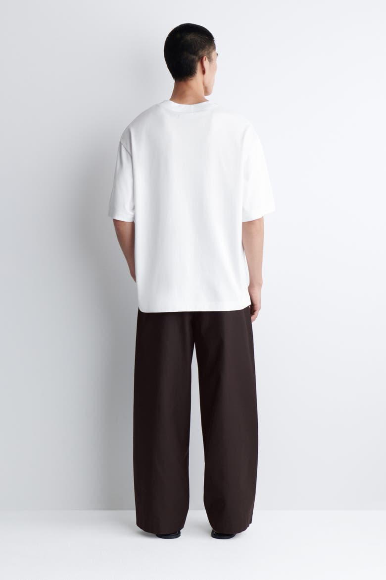 Oversized Heavyweight Cotton T-Shirt, Alternate, color, WHITE
