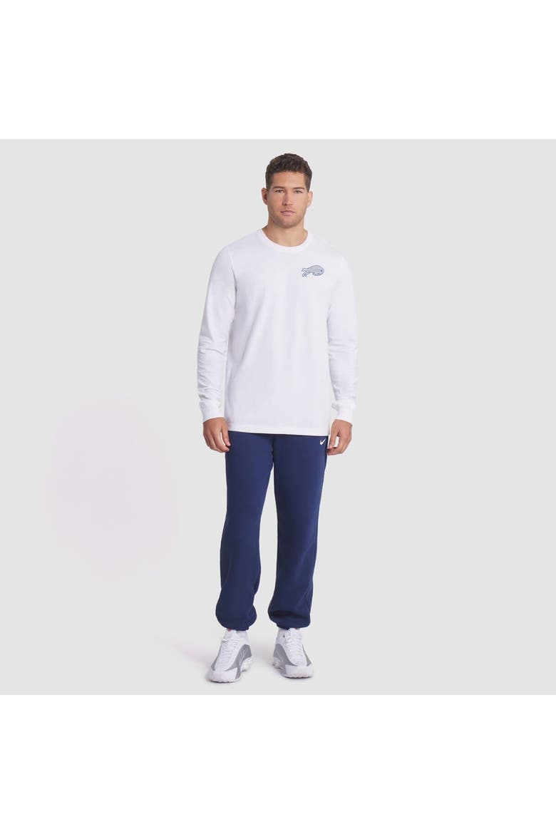 Men's Nike White Buffalo Bills 2025 Rivalries Collection Essential Long Sleeve T-Shirt, Alternate, color, White