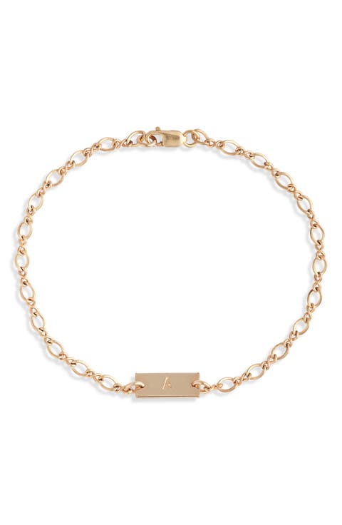 Hadley Initial Bar Bracelet