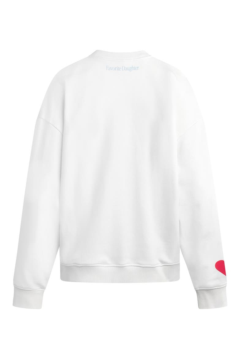 Favorite Bride Cotton Blend Sweatshirt, Alternate, color, BRIGHT WHITE