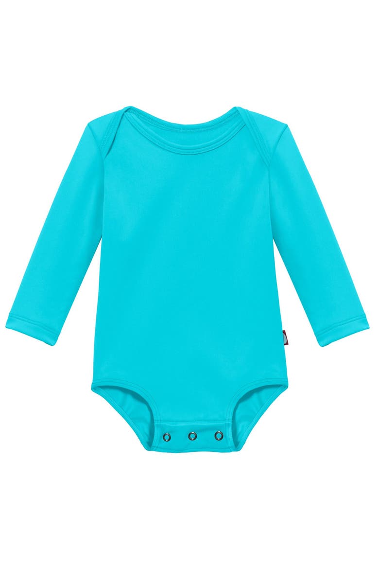 Unisex  UPF 50+ Rashguard Lap Bodysuit, Main, color, Turquoise