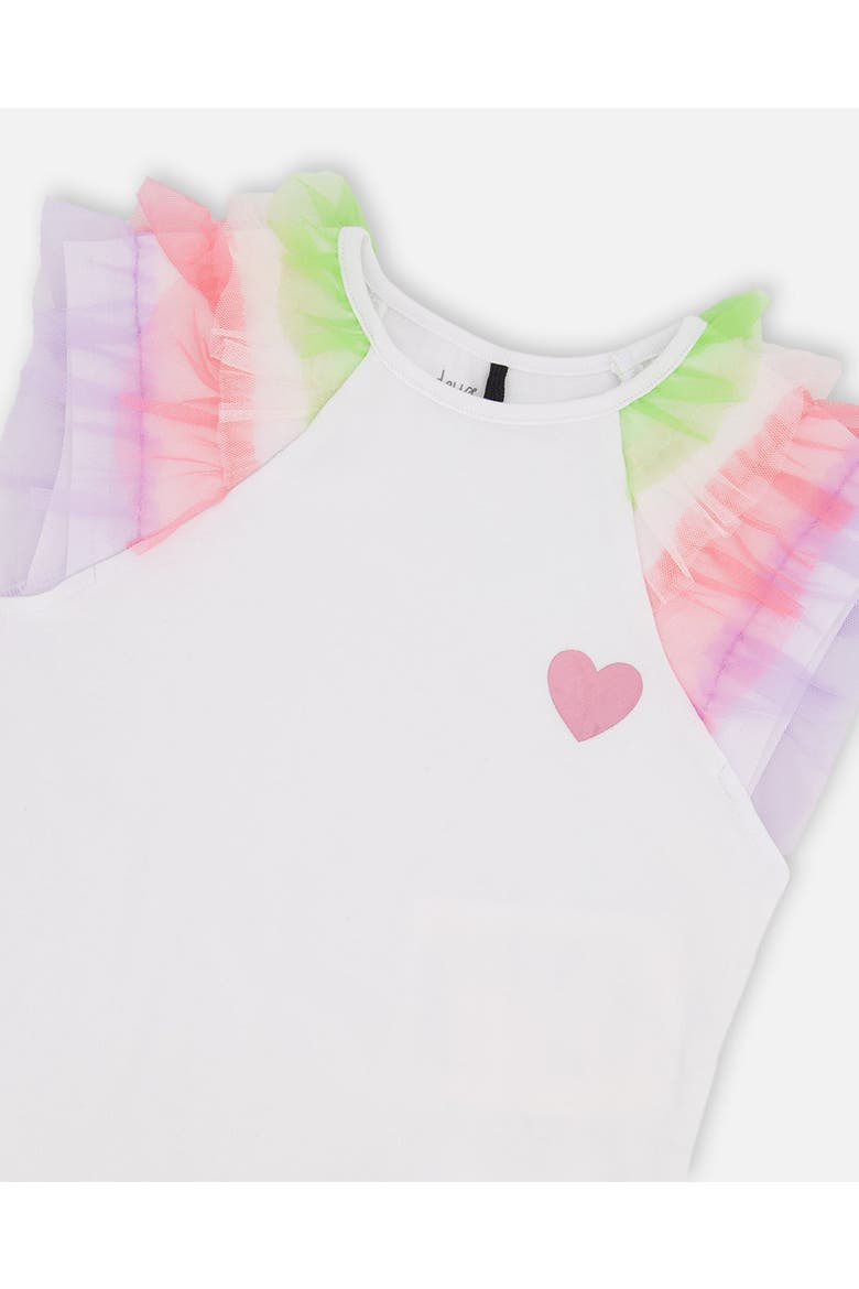 Organic Cotton Jersey Mesh Short Sleeves T-Shirt, Alternate, color, White
