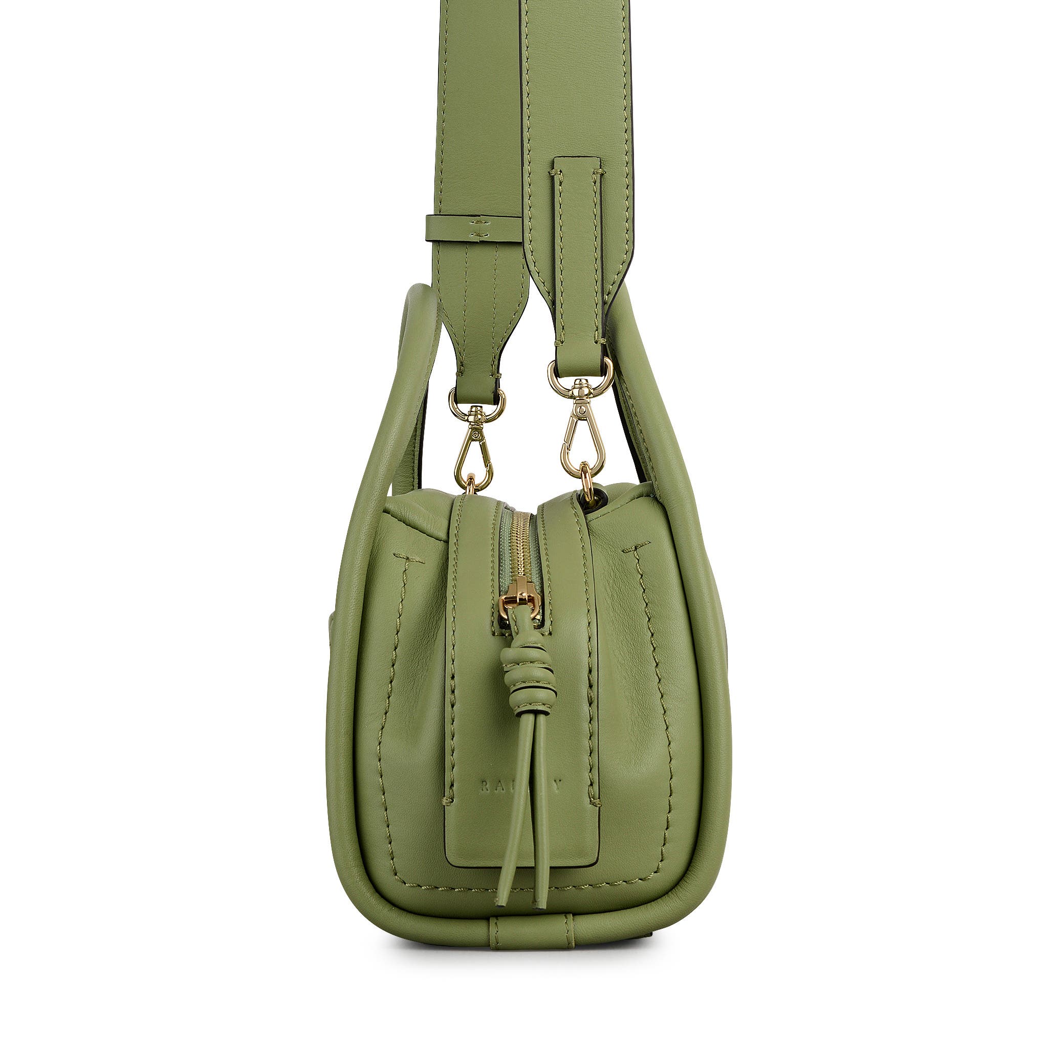 The Golborne Small Ziptop Satchel Bag, Alternate, color, Apple