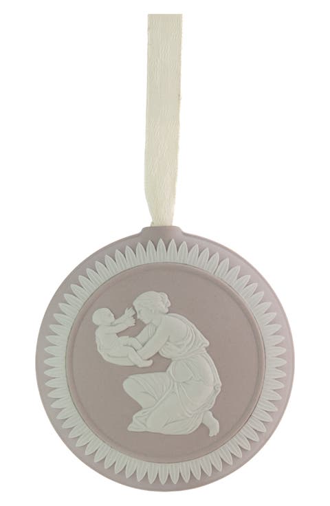 Festive Mother and Child Annual Ornament