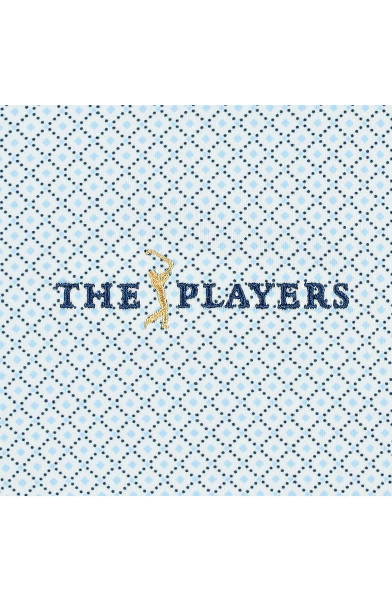 FOOTJOY Men's FootJoy White THE PLAYERS Dot Geo Print Lisle Polo, Alternate, color, 