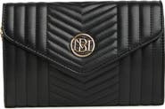 Badgley Mischka Collection Chevron Quilted Crossbody Bag