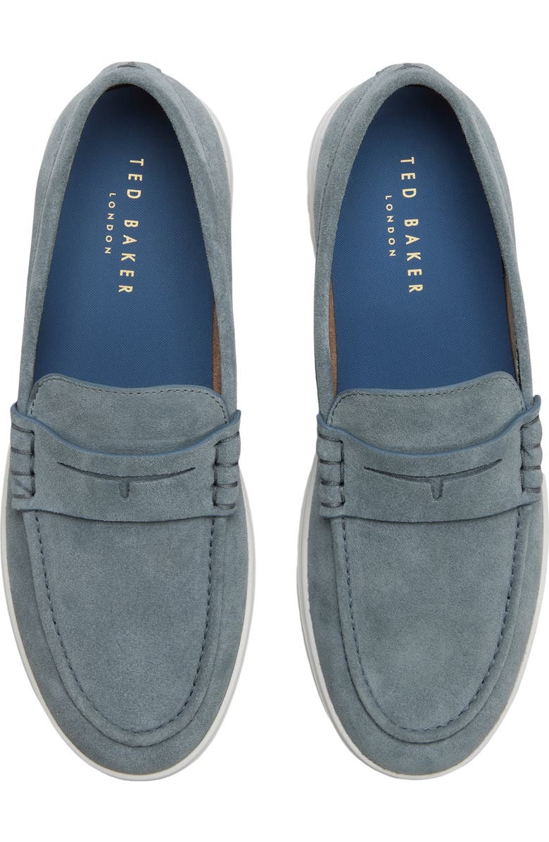 Ted Baker London Hamilton Sneaker Loafer, Alternate, color, Light Blue