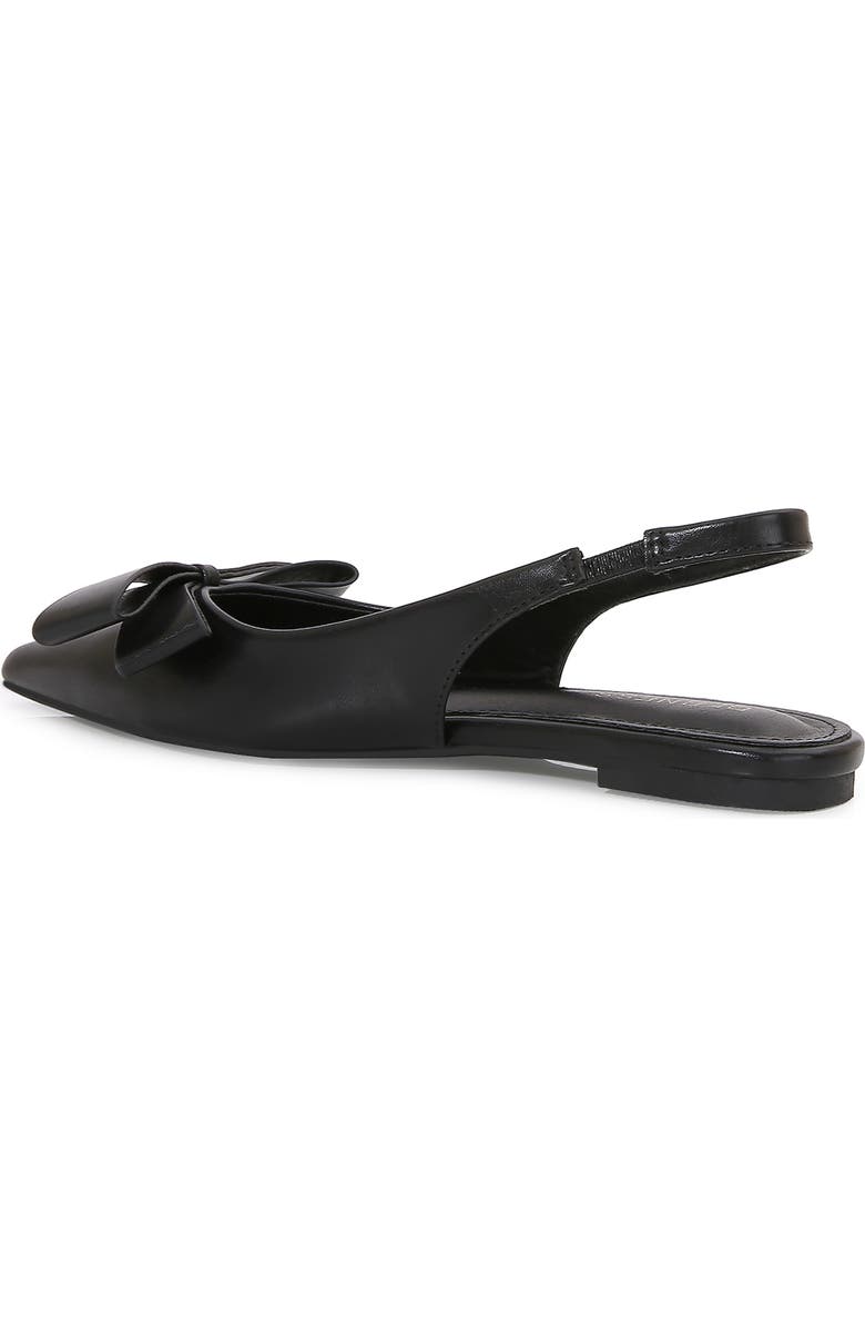 BERNESS Cinnamon Bow Slingback Flat, Alternate, color, Black