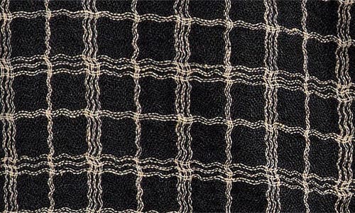 Corridor Camp-collar Checked Cotton And Linen-blend Gauze Shirt In Black