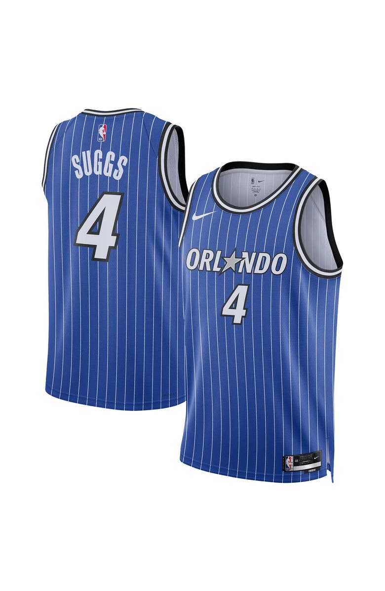 Nike Unisex Nike Jalen Suggs Blue Orlando Magic Swingman Player Jersey - Icon Edition, Main, color, Blue