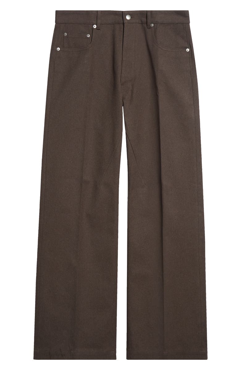 Rick Owens Geth Wide Leg Jeans, Alternate, color, Ash