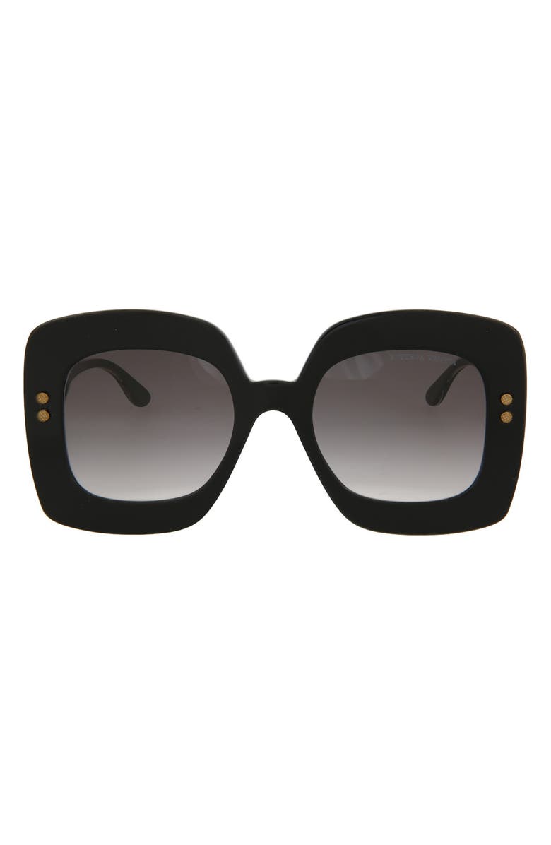 Bottega Veneta 50mm Oversize Square Sunglasses, Main, color,