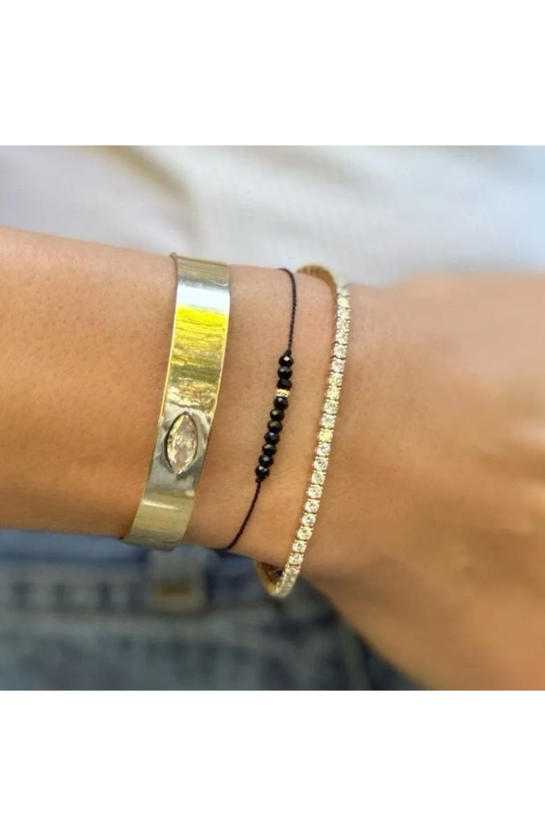 C. GRASSI The Energy Project Bracelet - Transformation With Malachite & Solid 14K Gold Bead, Alternate, color, Green