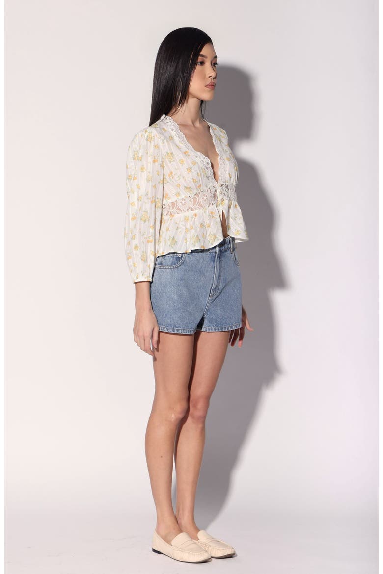 Charlene Top, Alternate, color, Yellow Bouquet