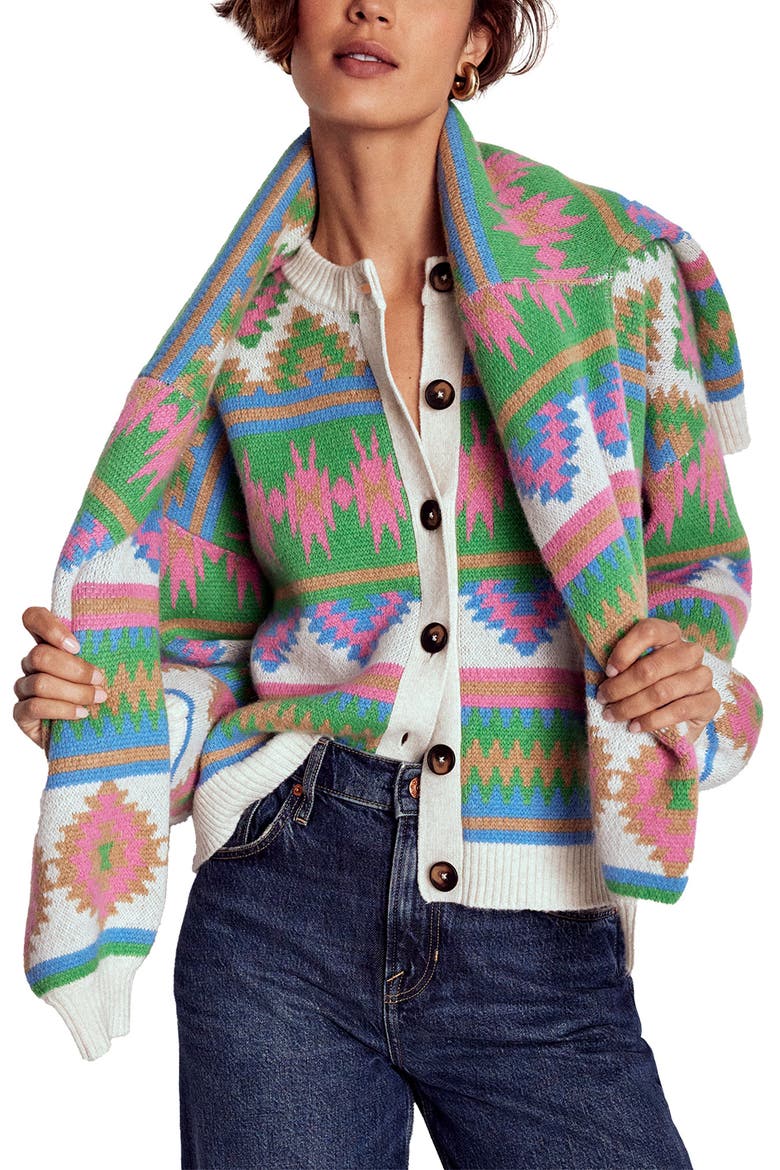 Abi Jacquard Cardigan (Women) | Nordstrom